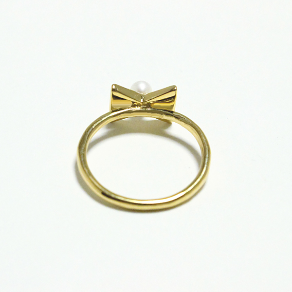 ribbon pearl ring(リボンパールリング)